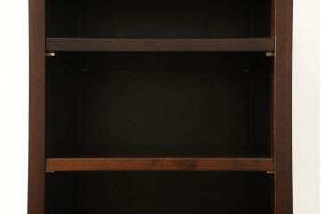 中古　美品　特注　松本民芸家具　シンプルで馴染みやすい縦型収納棚(本棚、飾り棚、ラック)(R-058876)
