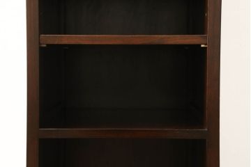 中古　美品　特注　松本民芸家具　シンプルで馴染みやすい縦型収納棚(本棚、飾り棚、ラック)(R-058876)