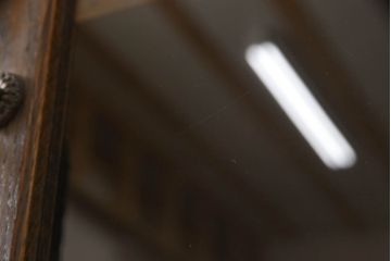 和製ヴィンテージ　神戸洋家具　ナラ材　シンプルなブックケース(本箱、収納棚、戸棚、キャビネット、ビンテージ)(R-058878)