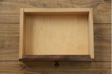 中古　美品　松本民芸家具　希少モデル　格子模様が特徴的なK型ライティングビューロー(ワークデスク、在宅ワーク用、簿記机、収納棚、戸棚)(R-058879)