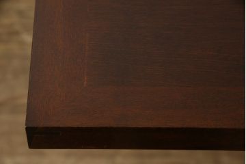 中古　美品　松本民芸家具　希少モデル　格子模様が特徴的なK型ライティングビューロー(ワークデスク、在宅ワーク用、簿記机、収納棚、戸棚)(R-058879)