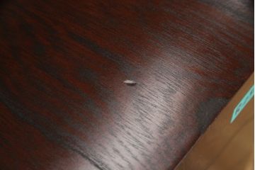 中古　美品　伝統民芸家具　岩谷堂箪笥　本漆　ボリュームのある金具が目を引く小箪笥(車箪笥、和箪笥、収納タンス、サイドチェスト)(R-058880)
