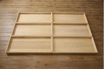 中古　秀鳳刻　上質な和の趣を演出する加茂桐箪笥(胴厚、四方丸、桐たんす、和タンス、収納箪笥、着物箪笥)(R-058881)