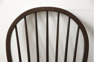 中古　松本民芸家具　フープバックの背もたれがおしゃれな#72型・リーチチェア2脚セット(ダイニングチェア、ウィンザーチェア、ウインザーチェア)(R-058886)