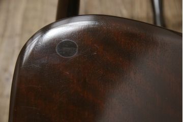 中古　松本民芸家具　フープバックの背もたれがおしゃれな#72型・リーチチェア2脚セット(ダイニングチェア、ウィンザーチェア、ウインザーチェア)(R-058886)