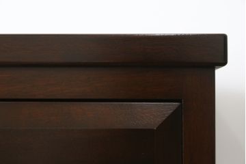 中古　美品　松本民芸家具　特注サイズ　大小の引き出しが8杯も付いて収納力抜群のサイドチェスト(サイドボード、衣装箪笥、整理タンス)(R-058897)