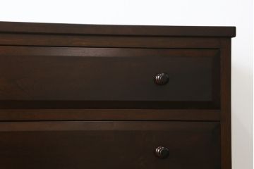 中古　美品　松本民芸家具　特注サイズ　大小の引き出しが8杯も付いて収納力抜群のサイドチェスト(サイドボード、衣装箪笥、整理タンス)(R-058897)