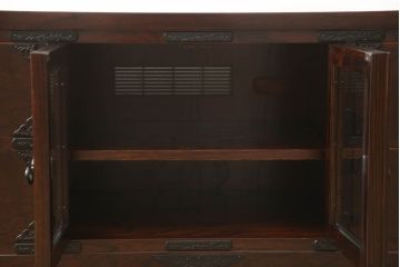 中古　美品　岩谷堂箪笥　どっしりとした重厚感ある佇まいが魅力的なテレビ台(ローボード、収納棚、戸棚、引き出し)(R-058899)