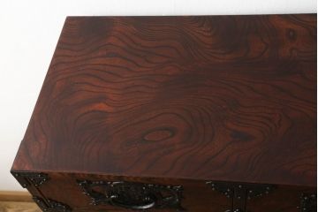 中古　美品　五城目箪笥　上質な和の空間づくりに取り入れたい衣装タンス(検索:岩谷堂箪笥)(引き出し、チェスト、和たんす、収納箪笥)(R-058901)