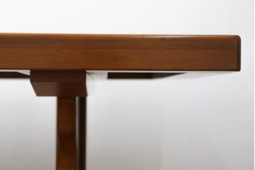 中古　美品　横浜ダニエル(daniel)　A-314　木の温もりを感じるベンチテーブル(定価約60万円)(ダイニングテーブル、机、4〜6人用)(R-058902)