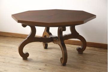 中古　美品　DREXEL HERITAGE(ドレクセルヘリテイジ)　ESPERANTO(エスペラント)　エクステンションテーブル(ダイニングテーブル、ドローリーフテーブル)(R-058922)