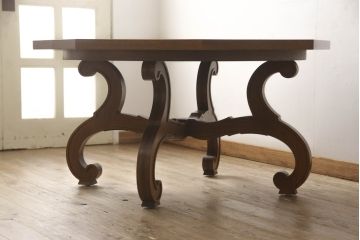 中古　美品　DREXEL HERITAGE(ドレクセルヘリテイジ)　ESPERANTO(エスペラント)　エクステンションテーブル(ダイニングテーブル、ドローリーフテーブル)(R-058922)