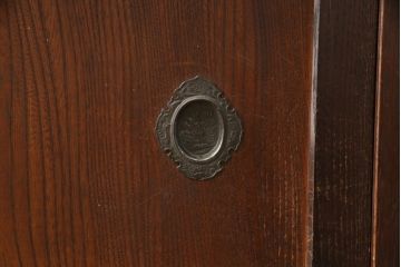 和製アンティーク　上手物!　上質な造りの三つ重ね時代箪笥(和箪笥、衣装箪笥、収納タンス、引き出し、チェスト)(R-058923)