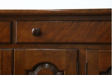 中古　美品　松本民芸家具　和・洋どちらの空間にも合わせやすいシックなサイドボード　(R-058931)