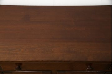 中古　美品　松本民芸家具　和・洋どちらの空間にも合わせやすいシックなサイドボード(収納棚、カウンターテーブル、キャビネット)(R-058931)