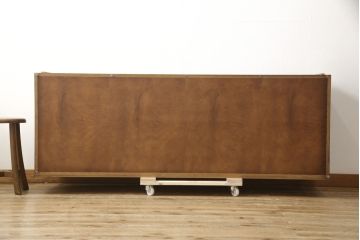 ヴィンテージ家具　民芸家具　岩谷堂箪笥　選べる!脚付きリメイク・台輪製作　和モダンな空間にも取り入れやすいサイドボード(リビングボード、テレビ台、テレビボード、ローボード)(R-058941)