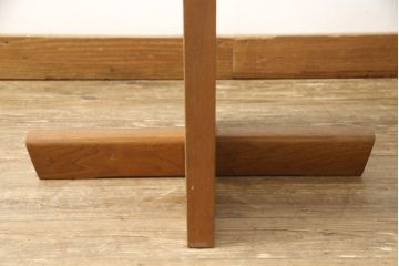 希少!　ヴィンテージ　美品　オリジナル　ジョージナカシマ　MINGUREN(ミングレン)　ラウンドテーブル(ジョージ・ナカシマ、カフェテーブル、ビンテージ)(R-058951)