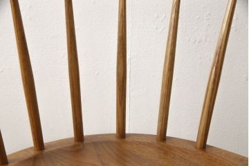 希少!　ヴィンテージ　美品　オリジナル　ジョージナカシマ　STRAIGHT BACKED CHAIR(ストレートバックチェア)　CN121　シンプルで洗練された佇まいが美しいチェア(ジョージ・ナカシマ、ダイニングチェア、板座チェア、イス、椅子、ビンテージ)(R-058952)