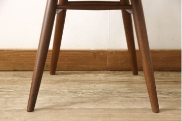 希少!　ヴィンテージ　美品　オリジナル　ジョージナカシマ　STRAIGHT BACKED CHAIR(ストレートバックチェア)　CN121　シンプルで洗練された佇まいが美しいチェア(ジョージ・ナカシマ、ダイニングチェア、板座チェア、イス、椅子、ビンテージ)(R-058952)