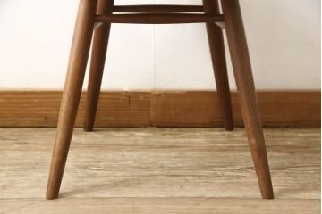 希少!　ヴィンテージ　美品　オリジナル　ジョージナカシマ　STRAIGHT BACKED CHAIR(ストレートバックチェア)　CN121　シンプルで洗練された佇まいが美しいチェア(ジョージ・ナカシマ、ダイニングチェア、板座チェア、イス、椅子、ビンテージ)(R-058953)