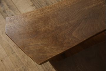 ヴィンテージ　ジョージナカシマ　LOUNGE ARM(ラウンジアーム)　One Arm(ワンアーム、片肘)　CN103　モダンに洗練された右アーム付きラウンジチェア(ジョージ・ナカシマ、イス、椅子、ビンテージ)(R-058954)