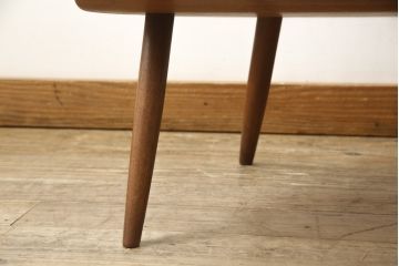 ヴィンテージ　ジョージナカシマ　LOUNGE ARM(ラウンジアーム)　One Arm(ワンアーム、片肘)　CN103　モダンに洗練された右アーム付きラウンジチェア(ジョージ・ナカシマ、イス、椅子、ビンテージ)(R-058955)