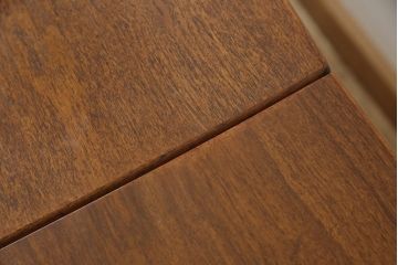 デンマークヴィンテージ　美品　チーク材　ナチュラルテイストの空間づくりにおすすめ!シンプルなデザインのダイニングテーブル(4人掛け、6人掛け、ビンテージ)(R-058970)
