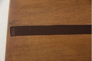 デンマークヴィンテージ　美品　チーク材　ナチュラルテイストの空間づくりにおすすめ!シンプルなデザインのダイニングテーブル(4人掛け、6人掛け、ビンテージ)(R-058970)