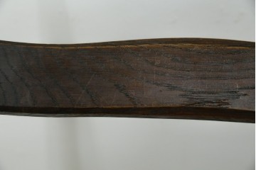 中古　永田良介商店　神戸洋家具　落ち着きのあるシックな佇まいが魅力のラダー型食堂椅子　(R-058975)