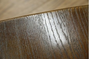 中古　永田良介商店　神戸洋家具　落ち着きのあるシックな佇まいが魅力のラダー型食堂椅子　(R-058975)