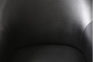 和製アンティーク　合皮　レトロな雰囲気ただよう回転イス(アームチェア、ラウンジチェア、椅子、イス)(R-058978)
