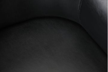 和製アンティーク　合皮　レトロな雰囲気ただよう回転イス(アームチェア、ラウンジチェア、椅子、イス)(R-058978)