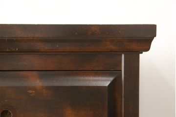 中古　美品　北海道民芸家具　上品な佇まいの2段重ね整理タンス(チェスト、衣装箪笥、引き出し)(R-058992)