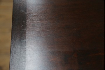 中古　美品　北海道民芸家具　上品な佇まいの2段重ね整理タンス　(R-058992)