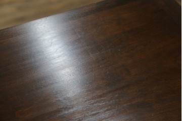 中古　美品　北海道民芸家具　上品な佇まいの2段重ね整理タンス　(R-058992)