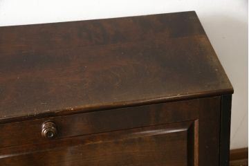 中古　北海道民芸家具　上質な作りが魅力のライティングビューロー(机、在宅ワーク、在宅用、引き出し、ワークデスク)(定価約34万円)(R-058996)