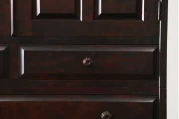 中古　美品　北海道民芸家具　品のある佇まいが魅力的なチェスト(着物箪笥、洋服タンス、整理箪笥、和たんす、引き出し)(R-058997)