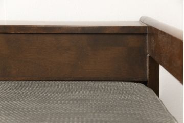 和製ビンテージ　希少な絶版品!!　CONDE HOUSE(カンディハウス、旧インテリアセンター)　ライフ　和モダンな空間づくりにも活躍するソファベッド(3人掛けソファ、3P、ソファベンチ、ヴィンテージ)(R-058998)