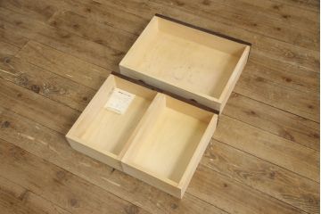 和製ビンテージ　北海道民芸家具　ドレッサーリメイク　クラシカルな佇まいのスツール付きコンソールデスク(コンソールテーブル、机、在宅用、在宅ワーク、ヴィンテージ)(R-058999)