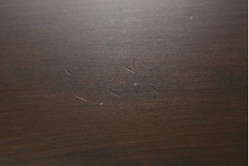 中古　北海道民芸家具　希少な絶版品　引き出し付きで使い勝手の良い上品なバタフライテーブル(ダイニングテーブル、エクステンションテーブル)(R-059000)