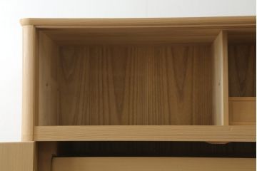 中古　広島・府中家具　松創(MATSUSO)　木匠・多々納邦男　銅丸　しっとりとした気品を漂わせる総桐着物箪笥　定価約200万円　(R-059012)