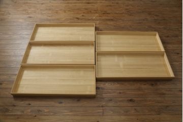 中古　広島・府中家具　松創(MATSUSO)　木匠・多々納邦男　銅丸　しっとりとした気品を漂わせる総桐着物箪笥　定価約200万円　(R-059012)