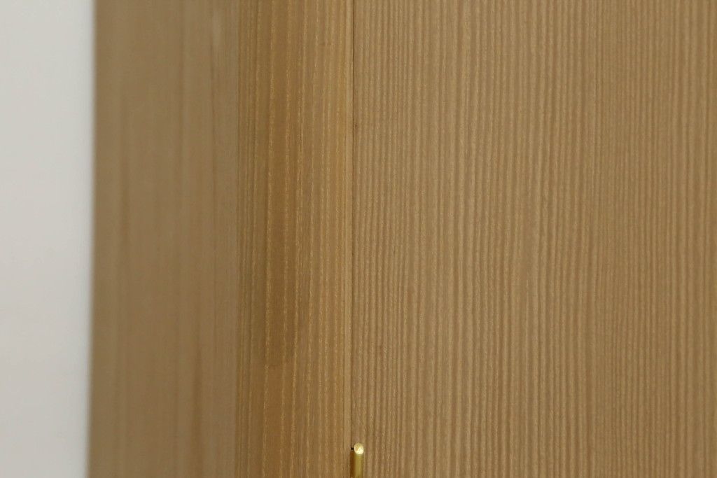 中古　広島・府中家具　松創(MATSUSO)　木匠・多々納邦男　銅丸　しっとりとした気品を漂わせる総桐着物箪笥　定価約200万円　(R-059012)