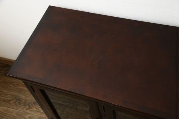 中古　北の匠　山室家具製作所　和モダンなお部屋づくりにオススメのサイドボード(キャビネット、収納棚、戸棚、食器棚)(R-059042)