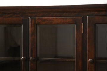 中古　北の匠　山室家具製作所　和モダンなお部屋づくりにオススメのサイドボード(キャビネット、収納棚、戸棚、食器棚)(R-059042)