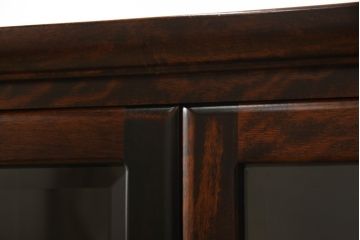 中古　北の匠　山室家具製作所　和モダンなお部屋づくりにオススメのサイドボード(キャビネット、収納棚、戸棚、食器棚)(R-059042)