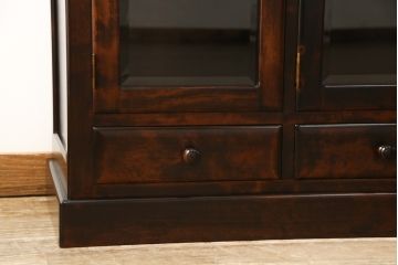 中古　北の匠　山室家具製作所　和モダンなお部屋づくりにオススメのサイドボード(キャビネット、収納棚、戸棚、食器棚)(R-059042)