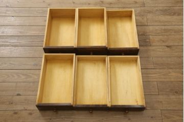 中古　松本民芸家具　シックな色合いが上品なM型両袖机(定価約63万円)(両袖デスク、ワークデスク、在宅ワーク用)(R-059044)