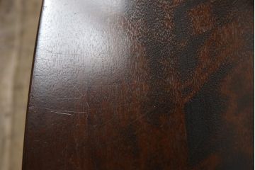 中古　北海道民芸家具　HM620　滑らかな木肌が上品なラダーバックチェア2脚セット(椅子、ダイニングチェア、板座チェア)(R-059045)