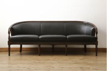 中古　美品　maruni(マルニ木工)　KENT-COURT(ケントコート)　ブリティッシュコレクション　洗練された佇まいが美しい3人掛けソファ(定価約60万円)(3Pソファ、三人掛け)(R-059057)
